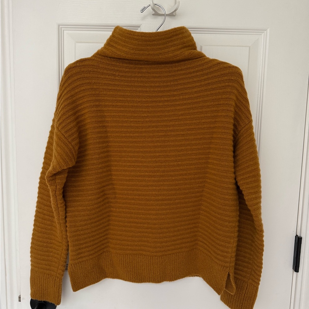Madewell Belmont Mockneck Sweater in Golden Harvest
